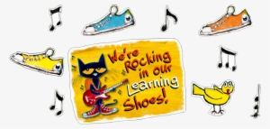 Welcome To Mrs - Edupress Pete The Cat Bulletin Board Set, We're Rocking
