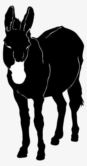 Open - Donkey Silhouette Transparent