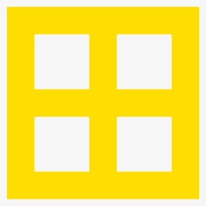 Yellow Plus Square - Illustration