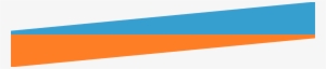 Blue Orange Divider 2 Vertically Opposite - Illustration