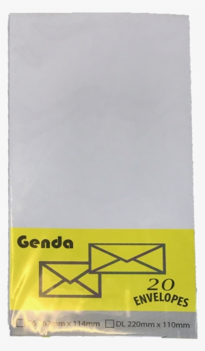 Genda White Envelope 20's - 1920s