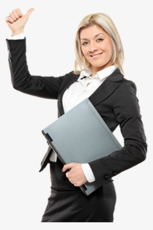 Businesswoman - Businesswoman With Laptop Png