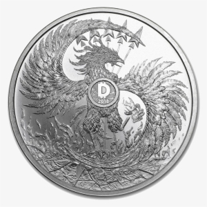 2018 Minimintage Mark Of The Beast 1oz Silver Shield - Silver