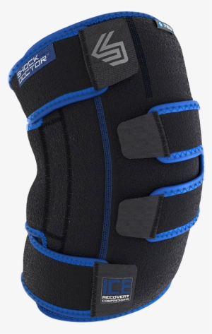 Ice Recovery Knee Compression Wrap - Shock Doctor Knee Ice Pack