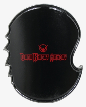 Black And Silver Chaos Round Larp Shield