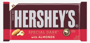 Hershey's Special Dark With Almonds Xl Candy Bar 4 - Hershey Chocolate World Logo