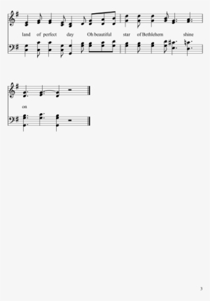 O Beautiful Star Of Bethlehem Sheet Music Composed - Music