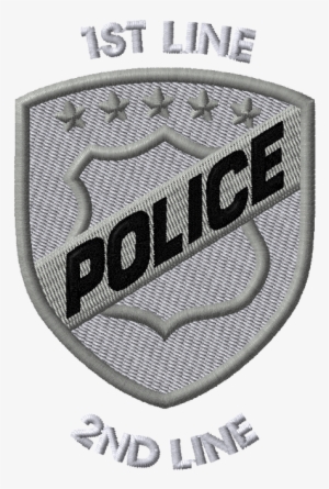 Deco Stk Emb Le Badge Shield Silver - Gold