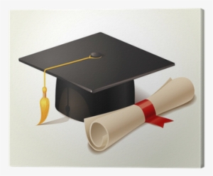 Grad Cap And Diploma