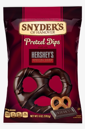 Dark Chocolate Mini Dips - Snyder's Dark Chocolate Pretzels