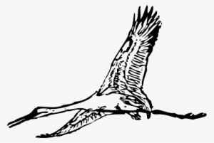 Crane Clipart Crane Bird - Clipart Paper Crane Flying