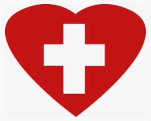 Medical Cross Cliparts - Heart With Cross Inside