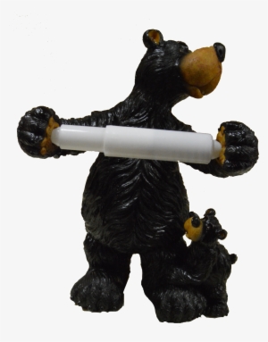 Willie Bear Toilet Tissue Holder - Figurine