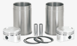 These Wiseco 3 5/8" Pistons And Cylinder Sleeves Convert - Cylinder