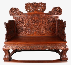 Chinese Huanghuali Dragon Throne Chair - Dalbergia Odorifera