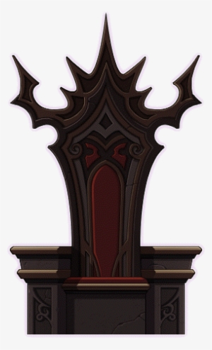 [black Mage's Throne ] - Evil Throne Chair Png
