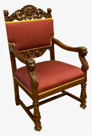 Carved Throne Chair - Chair