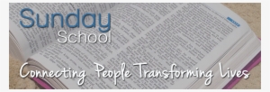 Sunday School Banner - School