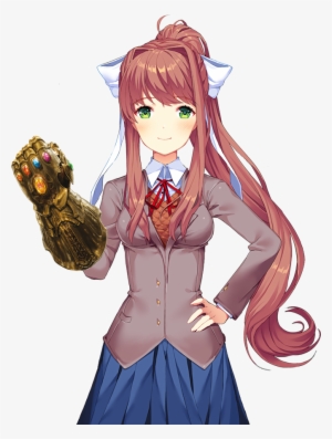 “the Entire Time I Knew Her, She Only Ever Had One - Doki Doki Literature Club Monika