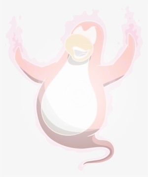 Halloween 2012 Ghosts Player Peach - Png Club Penguin Halloween