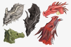 Spent The Whole Afternoon Doodling Nerds - Durnehviir Odahviing Paarthurnax Alduin