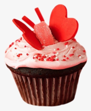 Valentineelements3cupca - Cupcake Happy Valentine Png