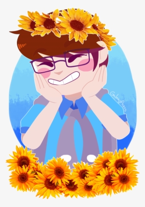 Sun Flower Crown Transparent