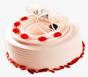 Black And White Stock Chiffon Birthday Whipped Cream - Cake