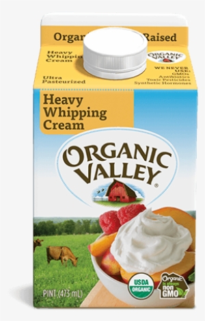 Heavy Whipping Cream, Ultra Pasteurized, Pint - Organic Valley Heavy Whipping Cream