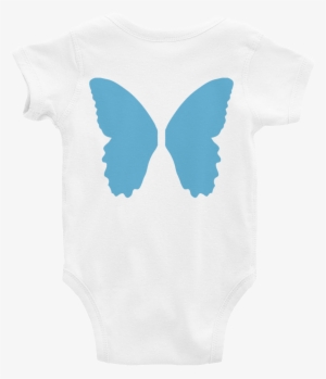 Butterfly Wings - Blue - Bodysuit - Silhouette