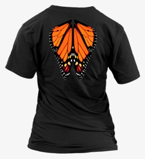 Butterfly Wings Womens V Neck T Shirt