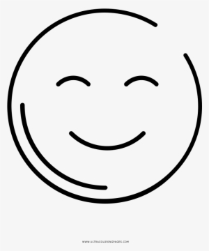 Blush Coloring Page - Smiley