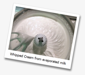 Evaporated Milk Whipped Cream - Picture Frame