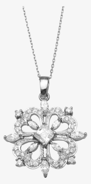 Rococo Flare Necklace - Locket