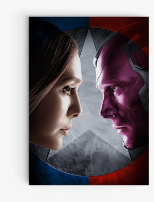 Civil War Scarlet Witch & Vision Movie Miniposter - Scarlet Witch Civil War Chinese Poster