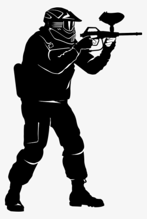 Images Of Paintball Gun Silhouette - Paintball Silhouette Png - 450x450 ...