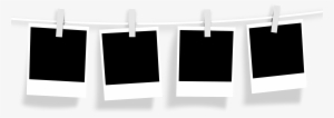 Stock Film Drawing Polaroid - Hanging Photo Frame Png