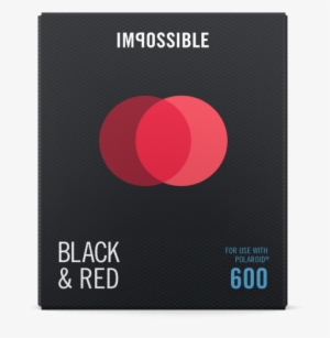 Polaroid Impossible Duochrome Film Black & Red For