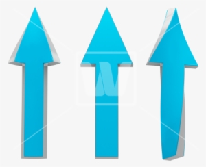 3d Blue Arrows