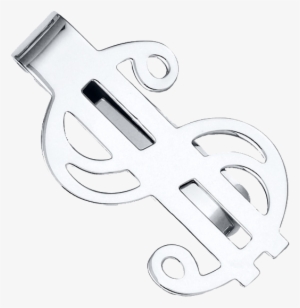 14kt Gold Dollar Sign - Money Clip