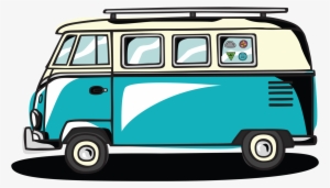 Road Trip - Cartoon Road Trip Van