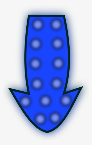Illustration Of A Blue Arrow - ภาพ ลูก ศร น่า รัก