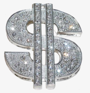 Bling Dollar Sign Png - Silver Dollar Sign Png