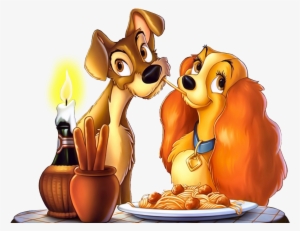 Pin Spaghetti Clipart Png - Lady And The Tramp Clip Art