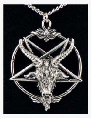Baphomet, Jewelry, And Necklace Image - Inverted Pentagram Necklace