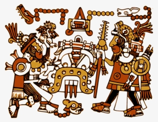 Aztec Character Design Drawing History Mur - Cultura Mixteca