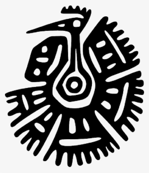 Black And White Mexican Symbol