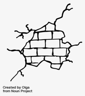 Wall Crack By Olga From The Noun Project - Goyang