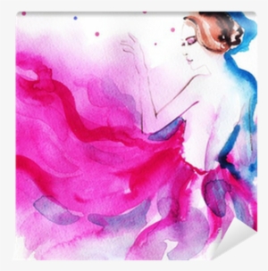 24x16 Art Print:art Print Woman Portrait .abstract
