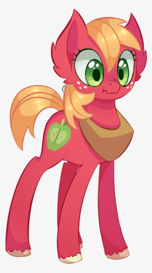 Pony Big Mcintosh Mare Pink Mammal Cartoon Vertebrate - Big Mac As A Mare